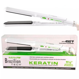 [SM0776] PLANCHA 9557 BRAZILIAN TECH KERATIN 1" WHITE